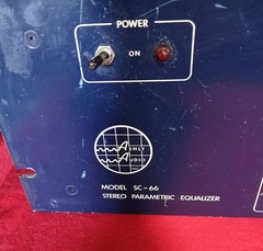 Ashly SC-66A SC-66 A Stereo 4-Band Parametric EQ Equalizer – Vintage
