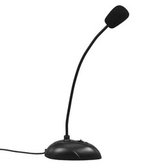 Microphone Desktop Noise Reducing 3.5mm Black for Computer Laptop Notebook P6V6
