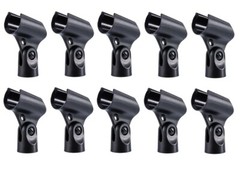 10 PCS Mic Clip Replacement for Shure SM57/58/86/87 A25D Mic Clip Holder