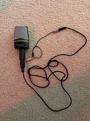 Excelvan Wired Handheld/Stand-Held Microphone 3.5mm (1/8 in) TRS Black