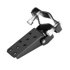 A Pair Metal Foldable Foot Pedal, Universal Frame Clamp on Type Folding Foot
