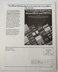 ALESIS First Reflection – Spring 1989 Vol 2, No 1 Studio Electronics Newsletter