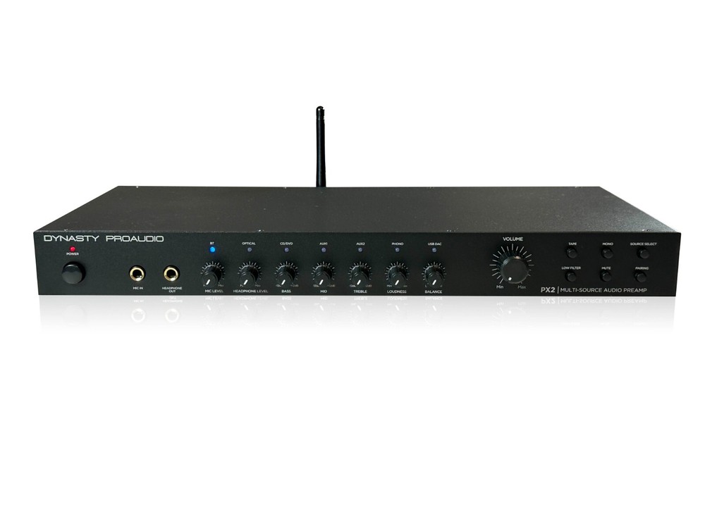 Dynasty Proaduio PX2 High Definition Multi-Source Hi-Fi Home Audio Stereo Preamp