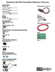 Synthrotek Vac Pak DIY Kit – Circuit Bending CV Control Voltage Kit
