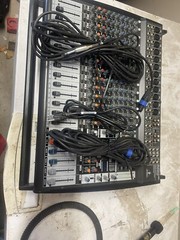 BEHRINGER PMP6000 1600W 20 Channel Powered Mixer Japan 100% Tested Works Good