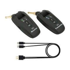 For Guitar Wireless Transmitter & Receiver Set 2.4GHz 24Bit 48KHz No Latency