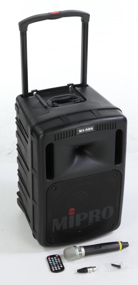 MIPRO MA808 Portable PA System Bluetooth USB/SD Wireless Mic Battery Powered