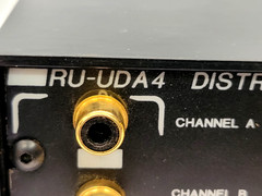 RDL RU-UDA4 Stereo Audio Distribution 4 Output Unbalanced Line Level Amplifier