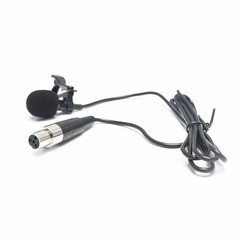 Pro Lavalier Speech Microphone For Shure Wireless Body-Pack mini 4pin XLR TA4F
