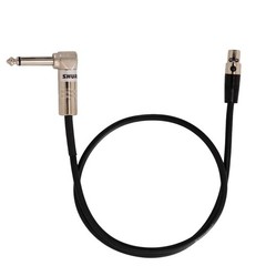 Shure WA304 2′ Instrument Cable 4-Pin Mini TA4F Right Angle 1/4 Inch
