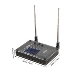 Mini Theremin Synthesizer Adjustable Voices Color Display Easy to Use Complet…