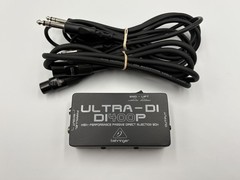 Behringer Ultra-DI DI400P Passive Analog 1-Channel DI Box Direct Pro Audio Black