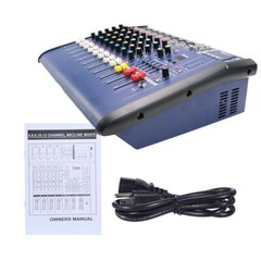 Professional Powered Mixer Power Mixing Amplifier 8 Channel Amp 16DSP USB 1500W