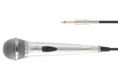 Yamaha DM-305 Dynamic Microphone Silver Super Cardioid ON/OFF Switch with Cable