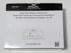 EOS Commercial Wireless Audio EOSP-610 Dual Zone Wireless Transceiver Open Box
