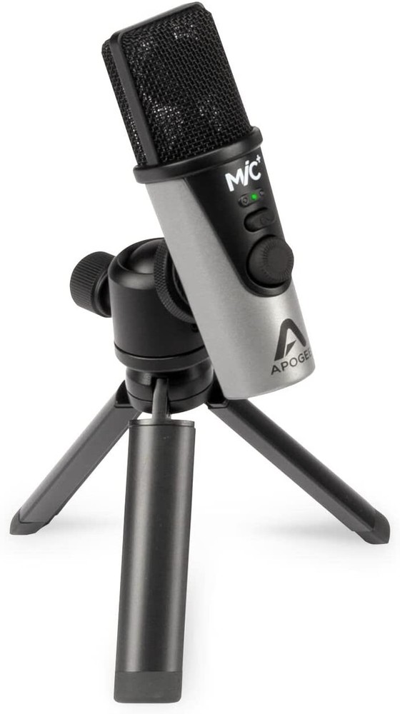 Apogee MiC Plus – Studio Quality USB Microphone with Cardioid Condenser Mic C…