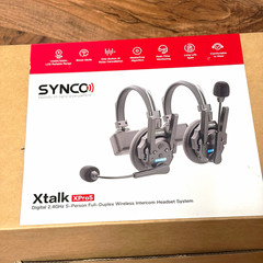 SYNCO Xtalk XPro5 2.4GHz Digital 5-Person Full-Duplex Intercom Headset