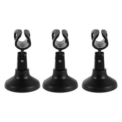 3 Sets Wide Clamp for Mic Adjustable Microphone Clip Holder Stand