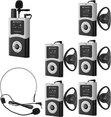 T130U Wireless Tour Guide System – 200m Range, 40H Battery, HiFi Sound