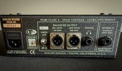 Avalon Design U5 Class A DI Box Instrument Preamp Balanced Earth Lift Silver