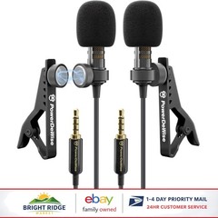Professional Lavalier Microphone with 3.5mm Jack for Smartphones and Cameras