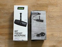 Podcast & Streaming Microphone Bundle (Shure MV7 Plus Q9U)