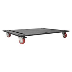 Sound Town Sturdy Plywood Caster board Easy Transport 4″ Wheels Brakes ZSCB-218S