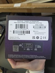 New Mackie MainStream Complete Live Streaming &Video Capture Recording Interface