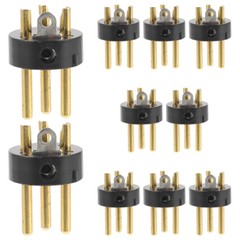 10 Pcs Accessories Audio Conversion Microphone Cable Adapter