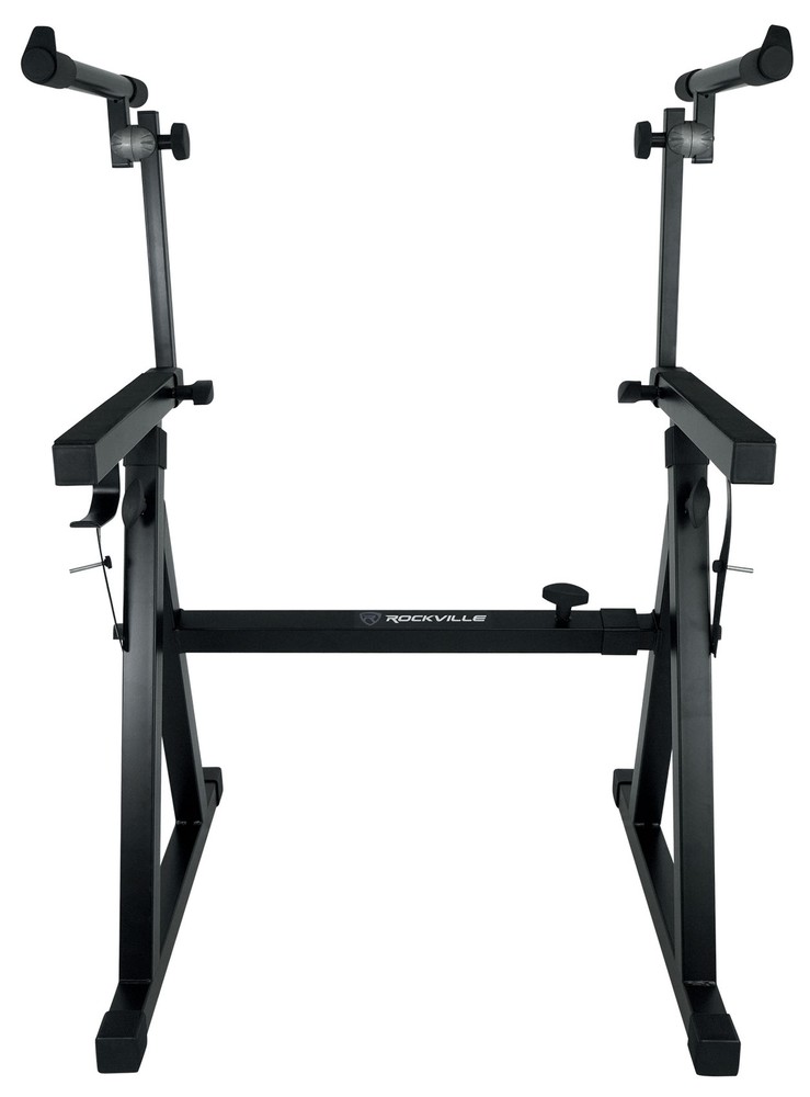Rockville Z55 Z-Style 2-Tier Keyboard Stand+Bag Fits Hammond XK-1C