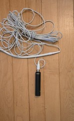 CAD CM-100W Hanging Choir Condenser Microphone White 30′ Long Tested