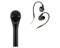Audix OM3 Vocal Mic w/A10 Earphones Combo Pack