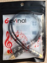 Devinal RCA/Phono Splitter Cable RCA Female to Dual Male Gold Plated F-2M_
