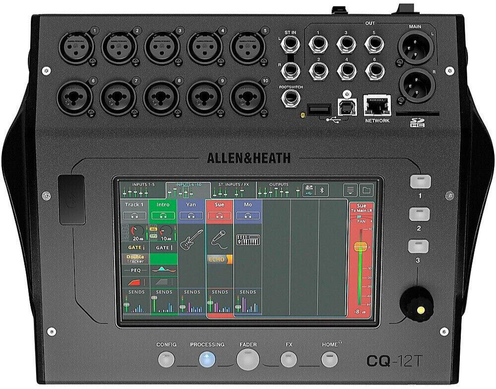 Allen & Heath CQ-12T Compact Digital Mixer Touchscreen Live Studio (B-Stock)
