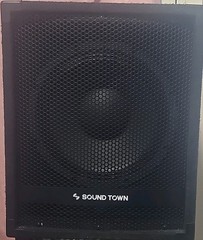 Sound Town METIS-12SPW Active Powered Subwoofer Wired XLR RCA Black
