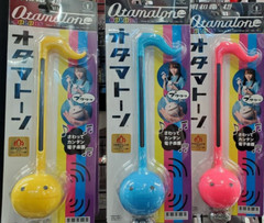Otamatone – colors – pink- yellow – blue -musical notes shaped – Japan exclusive