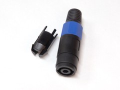 Female SPEAKON Twist Lock 4 Conductor Cable Connector for Amplifier Loudspeaker