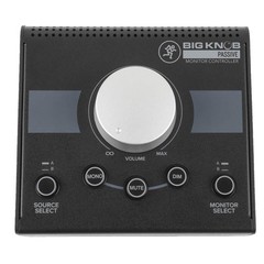 Mackie Big Knob Passive (Non-Powered) 2×2 Studio Monitor 2×2, Clear