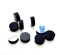 3/16″ Thick Round Stick on Rubber Feet 1/2″ Dia Bumpers 3M Adhesive Backing