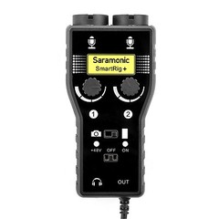 Saramonic SmartRig+ XLR/3.5mm Mic Pre-Amp / Guitar Input to TRRS iPhone/Android