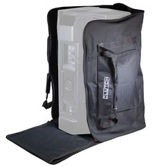 Universal Medium 15″ Speaker Black Travel Carry Tote Bag w Handles 2-Pack