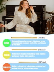 Singing Straw Vocal Trainer Voice Healing Aid Vocal Training for Singers