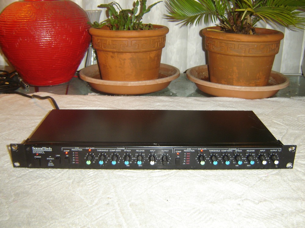 SoundTech ST200CL, 2 Channel Compressor Gate, Vintage Rack