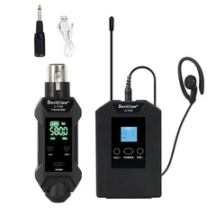 Wireless in Ear Monitor System with Transmitter Clip on Receiver Automatic Pairi