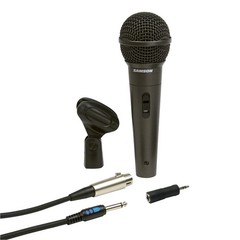 Samson M10 Dynamic Vocal Handheld Microphone Mic w Boom Stands Cables 2 Pack