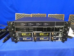 WisyCom MRK960 Receiver QTY 2 470-840MHz w/SPL218AW Splitter & (4) MTH400-US Mic