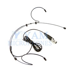 Dual Headset mic YAM Black Headworn Mic for Lectrosonics Wireless transmitter