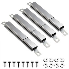 Zemibi Universal Adjustable Crossover Tubes, Charbroil Carryover Tube Silver