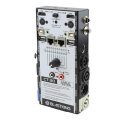 Blastking CT-30 Cable Tester XLR, Speakon, DMX, 1/4″, Powercon, DIN, USB, RJ45