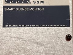 Used Broadcast Tools Smart Silence Monitor w/ Panel Mount Model SSM Good Cond